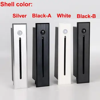

PIR Motion Sensor 3W LED Recessed Step Stairs Light Decoration Hallway Staircase Floor Wall Lights AC85-265V Indoor Lighting