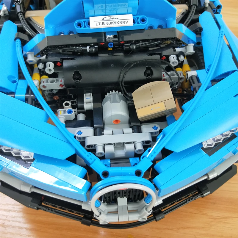 Bugatti чугун модификация приложение RC двигатель совместимый IEGOset 42083 20086 technic MOC гоночный автомобиль строительные блоки игрушки подарки