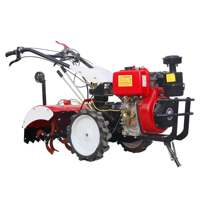 

Small Two Wheel Walking Tractor 10HP Water Cooled Engine
