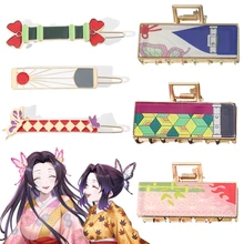 

Geometric Kimetsu No Yaiba Hair Claws for Women Girls Demon Slayer Hairclips Barrette Hairpin Makeup Headwear Hair Accessories