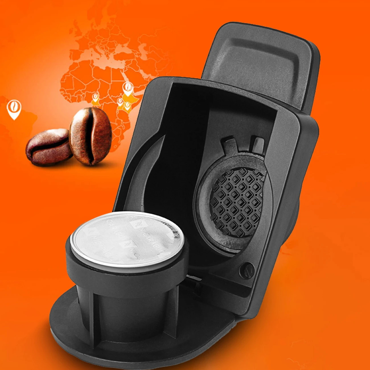 Adaptateur Capsules Dolce Gusto - Support Convertisseur Réutilisable Avec Design à Rabat Intégré Pour Machines EDG606, EDG466, EDG305 Et Plus Accessoire Machine Café Edg