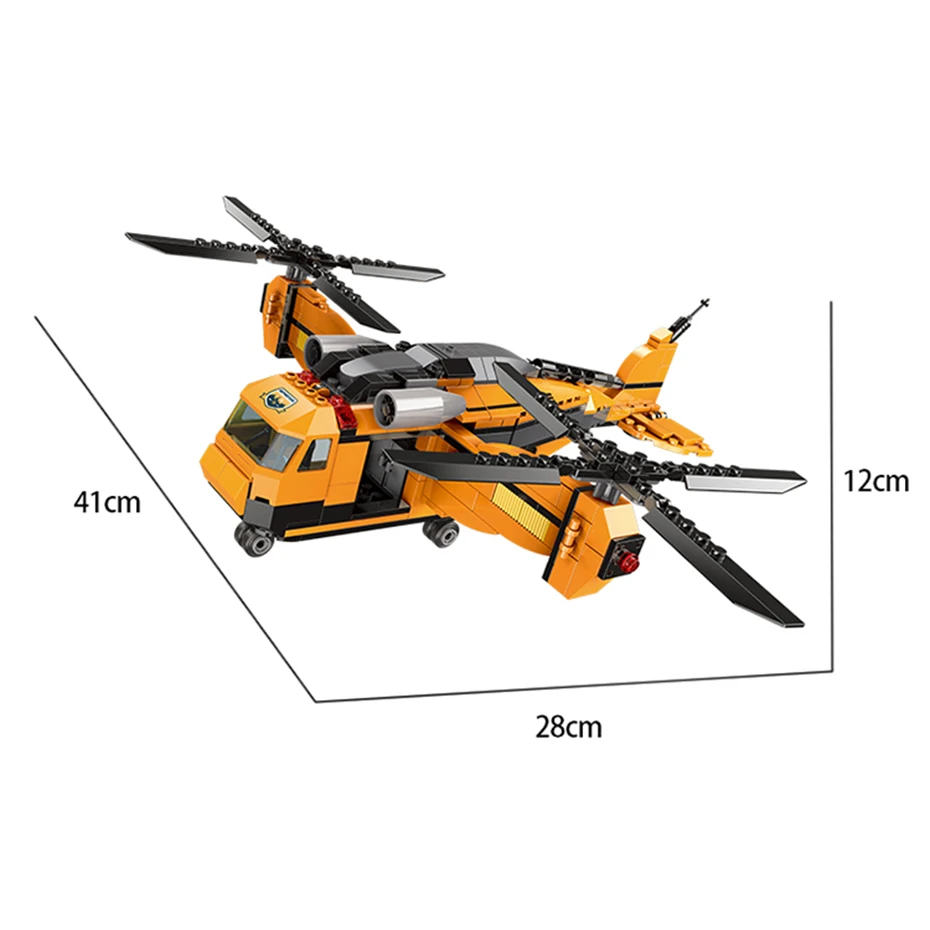 XINGBAO-15003-Forest-Adventure-Series-622PCS-Fall-Into-The-Jungle-Building-Blocks-Classic-Airplane-Bricks-With (1)