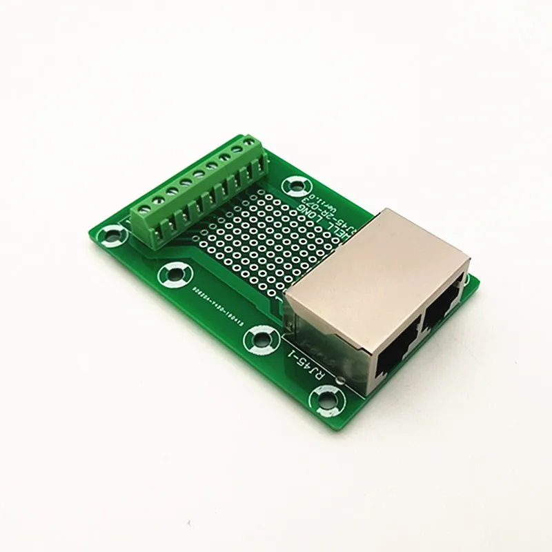 RJ45 8P8C Right Angle Jack2-Way Buss Breakout Board Terminal Block Connector. | Обустройство дома
