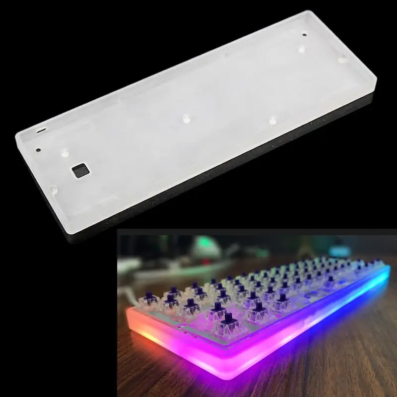 Матовый Акриловый чехол для печатной платы GH60 DZ60 Poker2 60% мини клавиатура|Чехлы| |