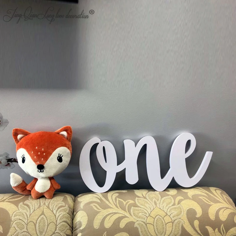 Wooden Number Sign Photo Prop For First Birthday Photo Shoot For Babies