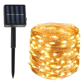 

10M 100LED Outdoor String Light Waterproof Decorative Copper Wire Lights for Party Patio Garden Wedding Christmas Decoration