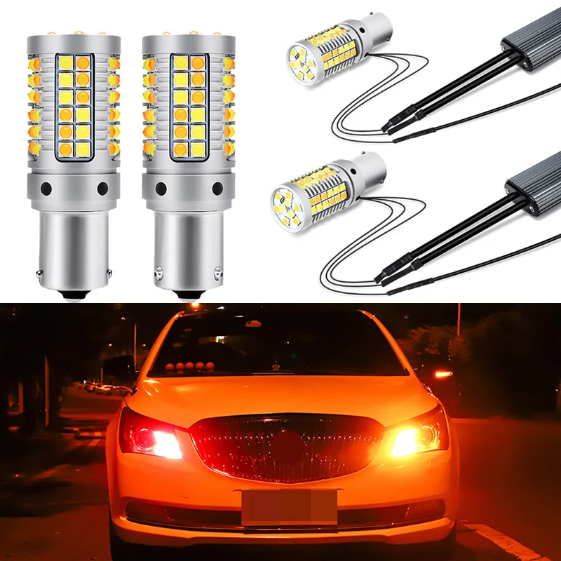 2 шт. 1156 BAU15S PY21W светильник для Renault Duster аксессуары дневные ходовые огни LED DRL с