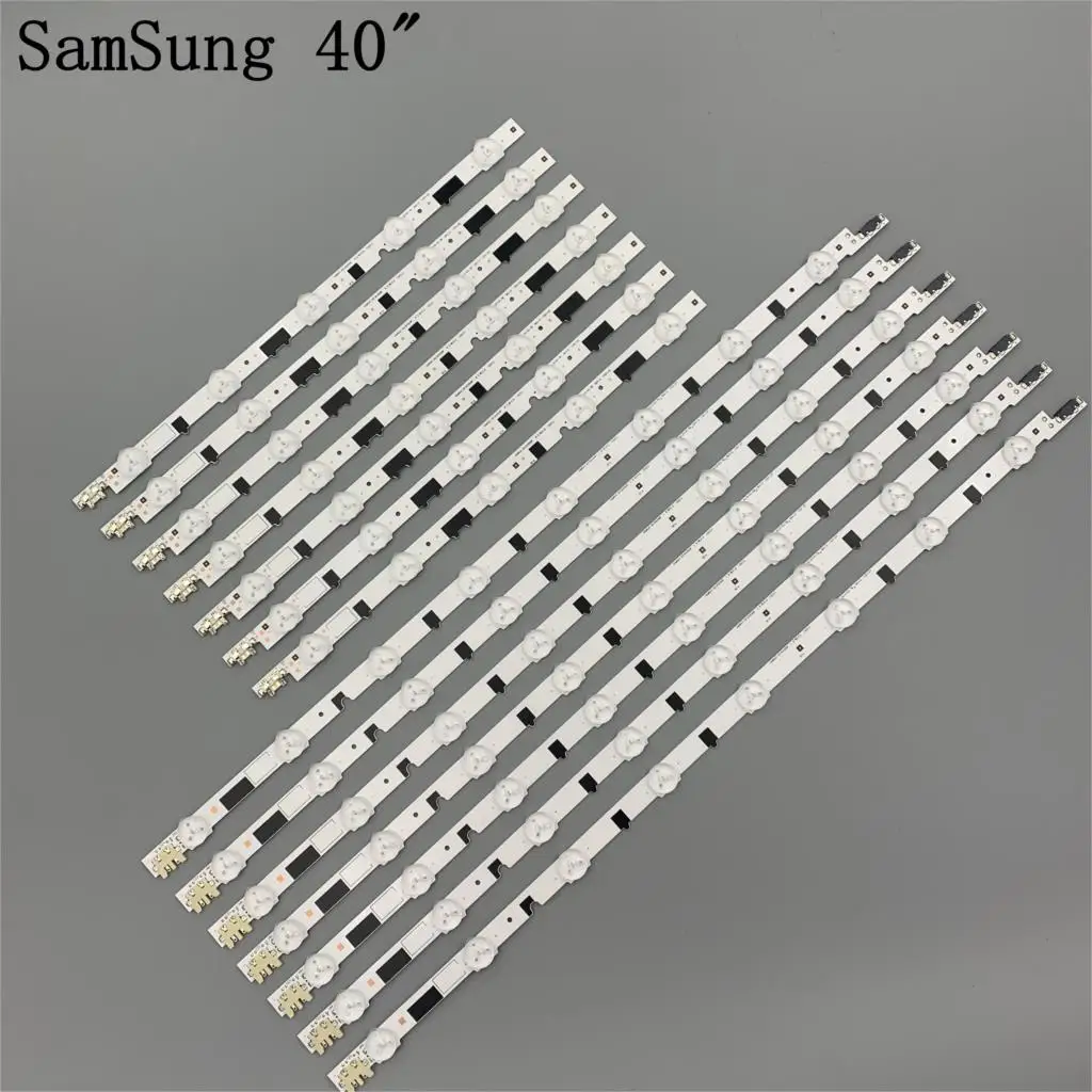 14 piezas (7R + 7L)/set UA40F5000ARXXR UA40F6300AJXXR tira de luz LED para SAM SUNG 2013SVS40F L8 L5 D2GE-400SCA-R3 D2GE-400SCB-R3 100% nuevo