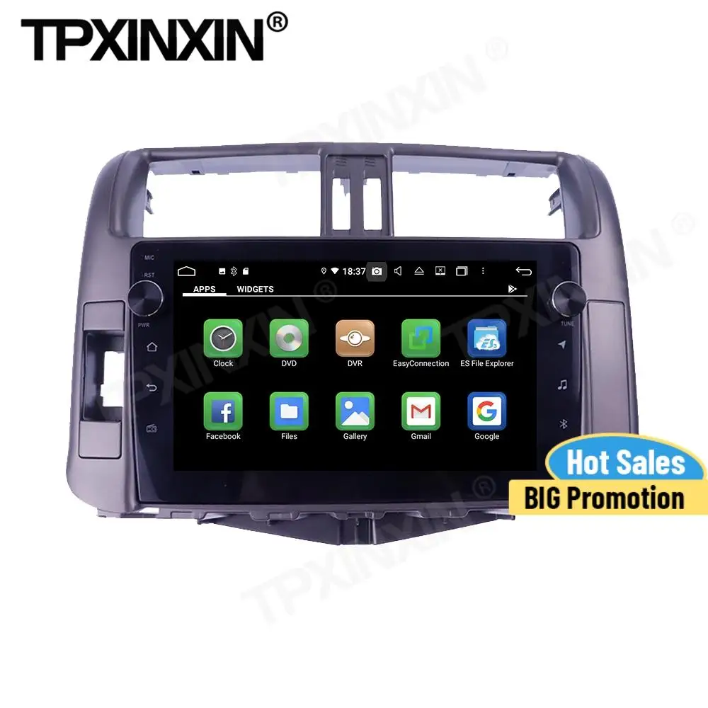 

Автомагнитола Carplay 2 Din, стерео, Bluetooth, Android, для Toyota Prado 2010, 2012, 2013, GPS-проигрыватель, автомагнитола