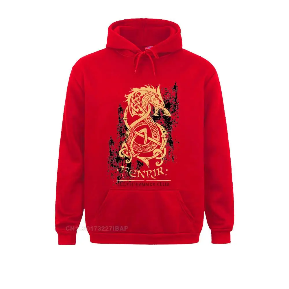 Funny Men Sweatshirts Long Sleeve 03685 Hoodies Family Clothes Wholesale 03685 red