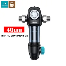 Youpin VIOMI – système de pré-filtre d'eau, purificateur d'eau réutilisable, Purification de sédiments, pré-filtre, moniteur de pression