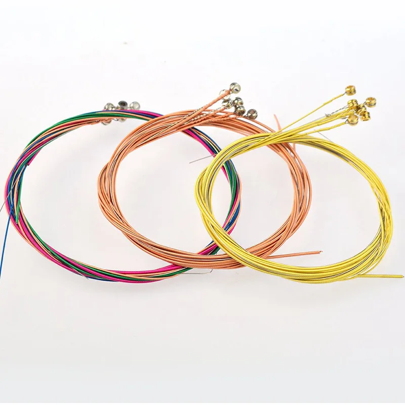 

1M Rust-proof Folk Guitar Strings Brass String Set Changing Kit Guitar Tool Instrument Accessories