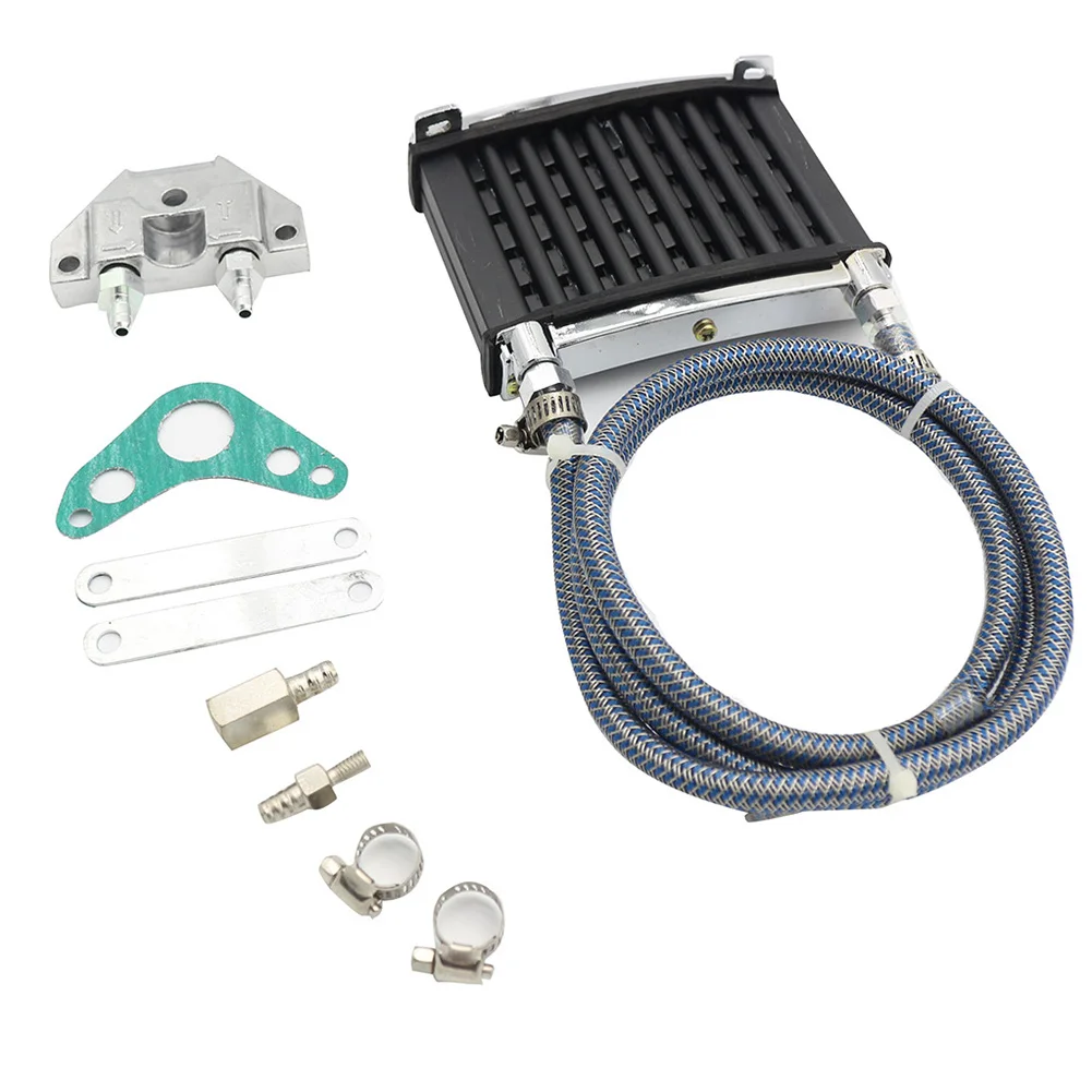 

Cooling Tool Motorcycle Universal Accessories Easy Operate Dirt Bike Replacement Oil Cooler Engine Radiator Filtration Durable