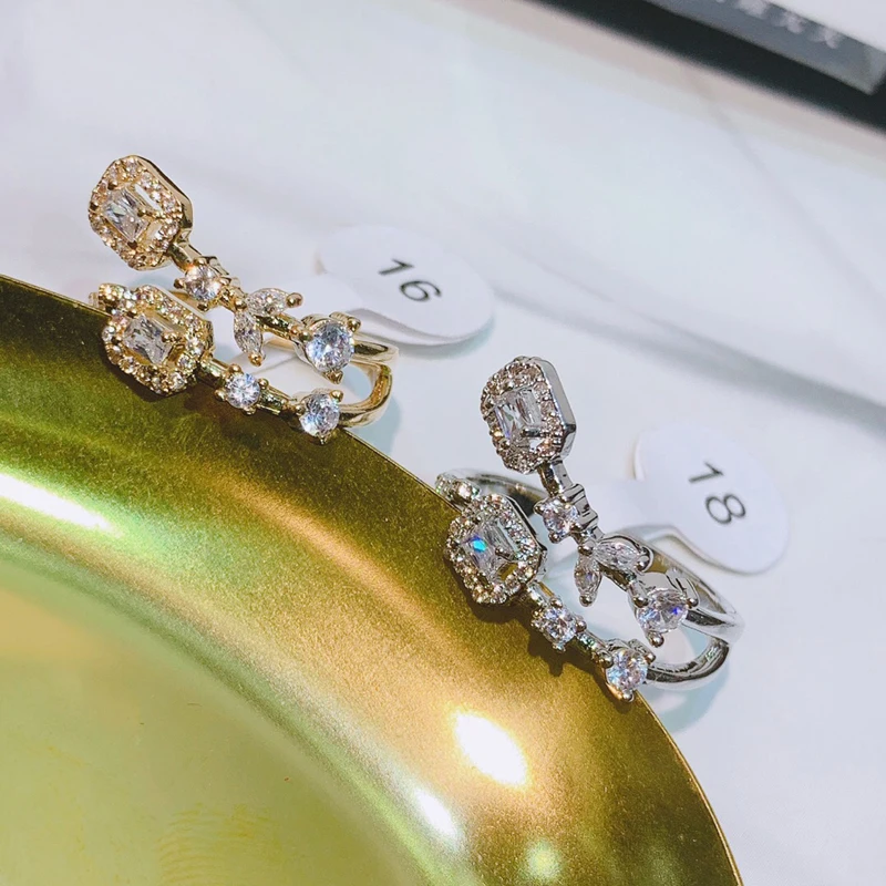 HIBRIDE Trendy Women's Jewelry Hand Made AAA Cubic Zirconia Rings for Women Party Accessories bagues pour femme R-208 - Image 2