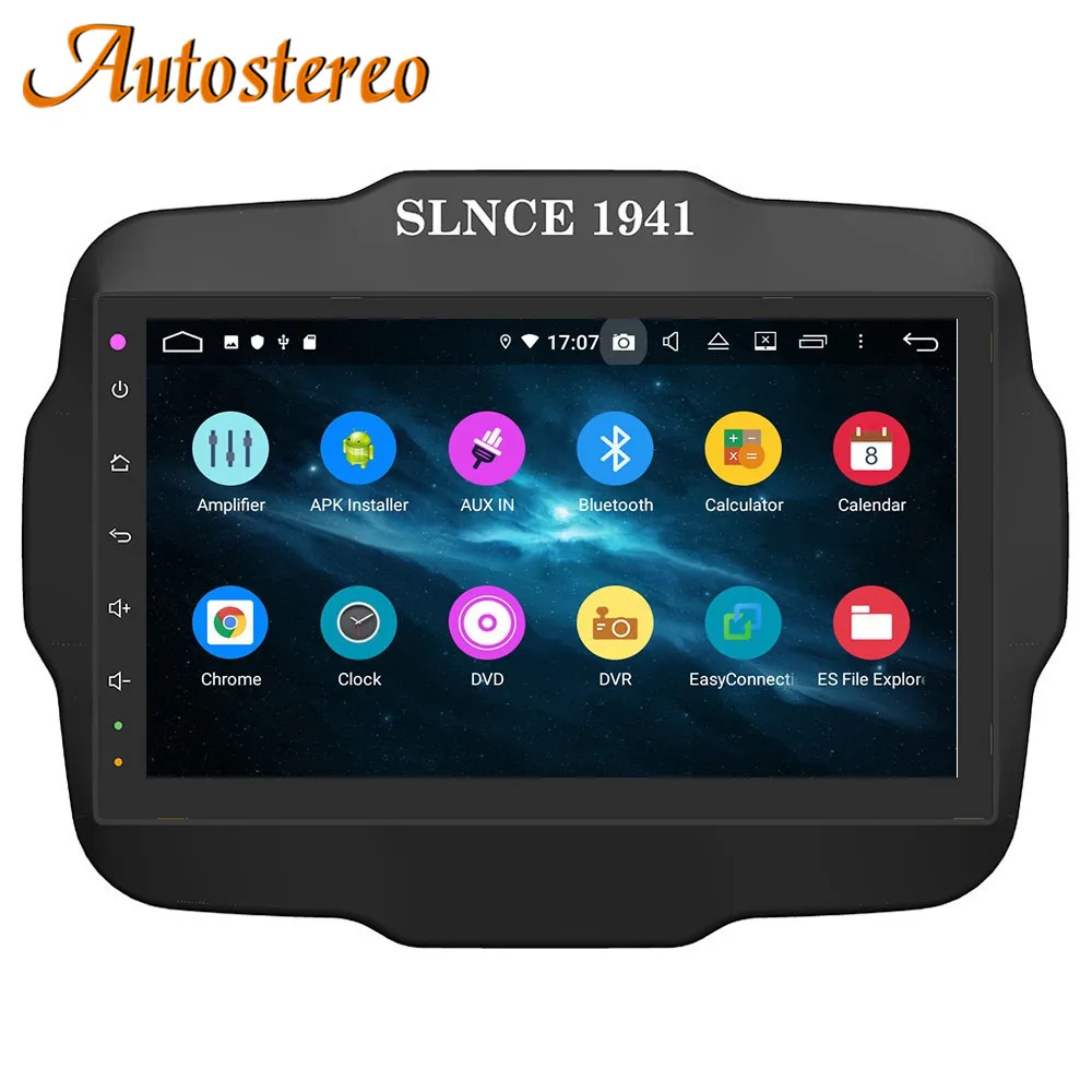 Sale Android 9.0 DSP 64G No Car DVD Player GPS Navigation For Jeep Renegade 2015+ Auto Stereo Radio Multimedia Player Head Unit Video 5