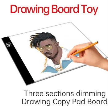 

A4 Level Dimmable Led Drawing Copy Board toy Children's Toy Painting Educational Kids Grow Playmates Creative Gifts For Children