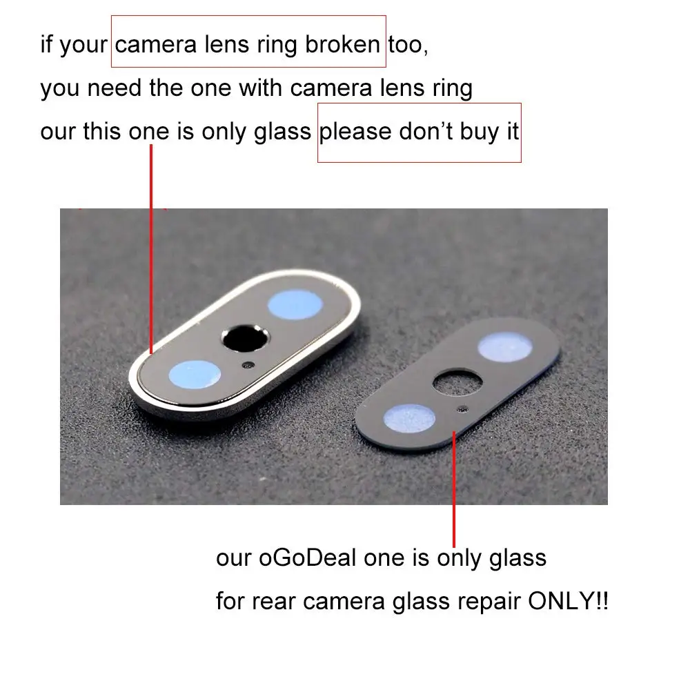 Phone Replace Iphone Xs Camera Glass Rear Back Camera Glass Lens