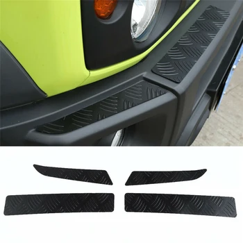 

4pcs Car Front Bumper Cover Trims Aluminum Alloy Bumpers Protection For Suzuki Jimny 2019 2020 Car Styling Accessories