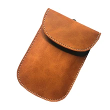 Япония PU Faraday карта брелок сигнальный блок протектор RFID экранирующая сумка крышка брелок ключ для защиты конфиденциальности BAG1046