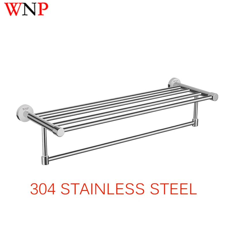 Bathroom accessories WNP 304 из нержавеющей стали, вешалка для полотенец для ванной комнаты, держатель для полотенец, полки для ванной, Полотенцесушитель - Цвет: Bathroom accessories
