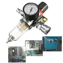 1/4" 30-120PSI Air Compressor Filter With Regulator Gauge Light Weight Filter Particles 40 Micron Water Separator Trap Tools Kit
1/4" 30-120PSI Air Compressor Filter With Regulator Gauge Light Weight Filter Particles 40 Micron Water Separator Trap Tools Kit