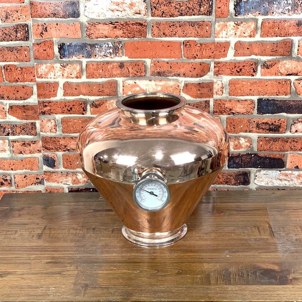 6" 30l Whiskey Helmet , Onion Head , Pure Copper 99,99 Pipe Fittings