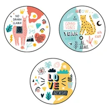 Домашний Декор круглый коврик ковер для детской комнаты круглый 100*100 см дверной проем Добро Пожаловать Дверные Коврики для ванной спальни противоскользящие