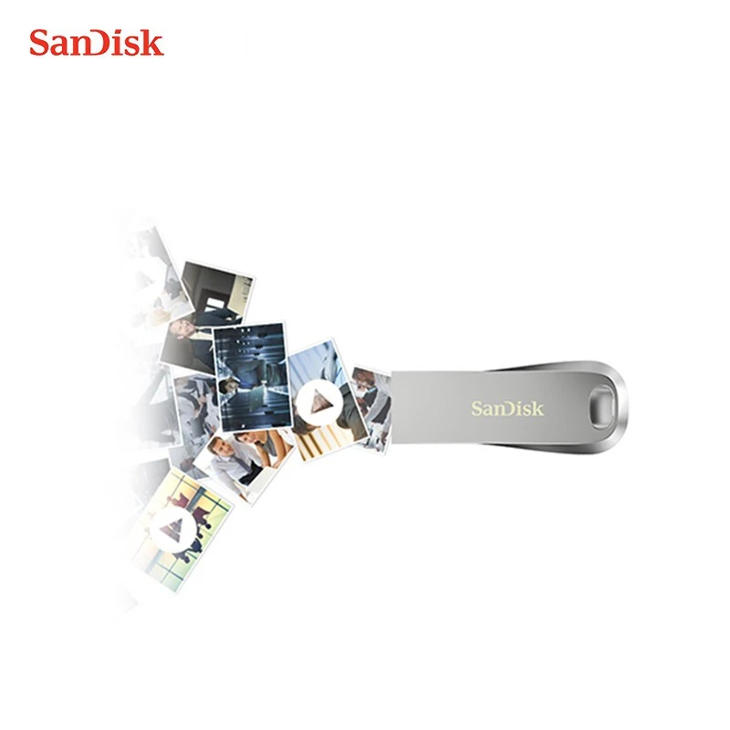 SanDisk ультра люкс USB 3,1 флэш-накопитель Pendrive Max 150 МБ/с./с CZ74 128 Гб 64 ГБ 32 ГБ 16 ГБ Поддержка официальное подтверждение