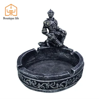 

Silicone Ashtray Roman Knight Ashtray Personality Soot Container Cigar Ashtray Creative Ashtray gift for boyfriend