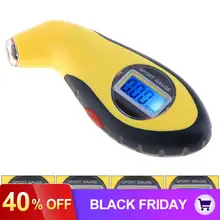 ABS Портативный Прецизионный электронный цифровой измеритель давления в шинах, тестер с ночным видением и аварийным освещением для автомобильных шин