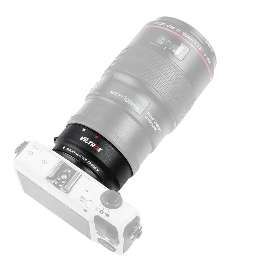 Адаптер Viltrox для объектива EF-EOS M AF для объектива Canon EF EF-S, подходит для беззеркальной камеры Canon EOS M
