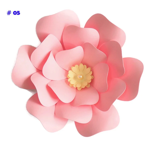 Paper Flower Wall Decor Nursery  Paper Flowers Decorations Wall - Wall  Decoration - Aliexpress