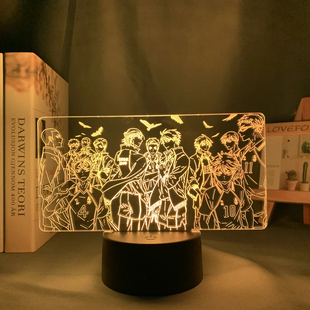 Haikyuu-Karasuno �� Led �߰� ���� ����, ħ�� ��� �߰� ���� ��� ���� ���� Haikyu Karasuno �׷� 3d ����