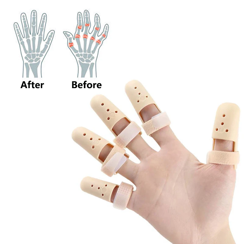 12 Pcs Thumb Protector Finger Protector Support Finger Cot Splint