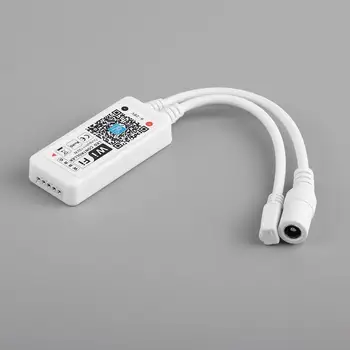 

Mini Bluetooth WiFi LED 24Key IR Remote Controller For RGB RGBW LED Strip