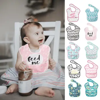 

9PCS/set Baby Bibs Cute Waterproof Stain And Odor Resistant Super Feeding Bib For Newborn Kid Cleaning Care Clothing Accessories