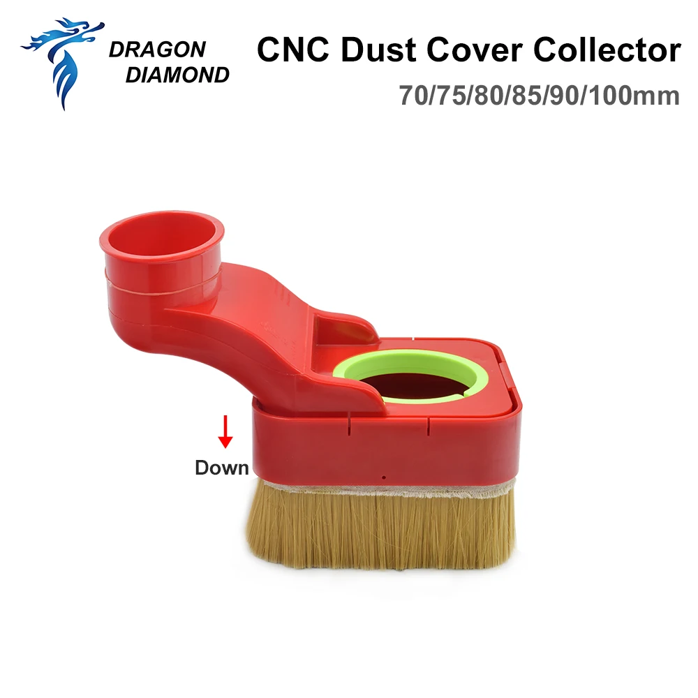 CNC Dust Cover, Brush, Free Fall Engraving Machine, 70/75/80/85/90/100mm Dust Collector For CNC Spindle Milling Machine