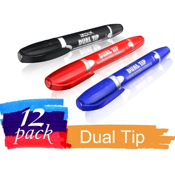 

12pcs/box Dry Erase Markers Blue Black Red Markers Whiteboard Pen White Board Markers School Supplies Children's Drawing Pen