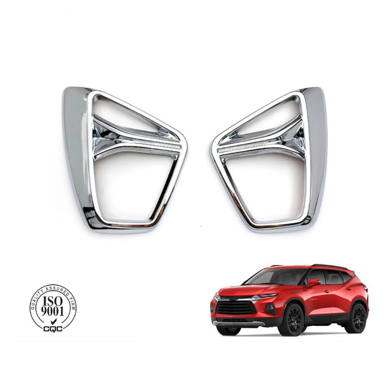 

ABS Chrome Silver Front Head Lamp Light Cover Trim For Chevrolet Blazer 2020 Car Styling Accessories