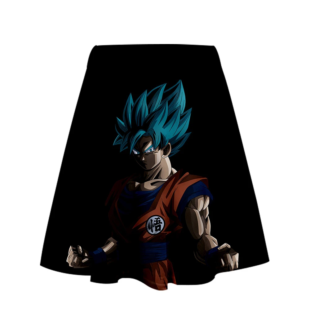 Крутая 3D верхняя одежда Харадзюку DRAGON BALL короткие юбки трапециевидная летняя крутая Модная Летняя Сексуальная 3D Мода Новое поступление Женская юбка