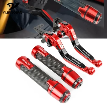 

For MV Agusta BRutale 800 RR BRutale 800 2014 2015 Motorcycle CNC Extendable Adjustable Brake Clutch Lever and Handlebar Grips