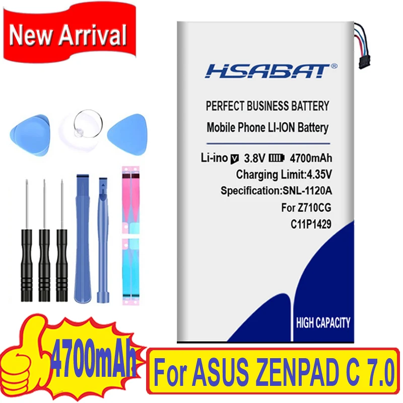 Топ бренд Новинка 4700 мАч C11P1429 батарея для ASUS ZENPAD C 7,0 c7.0 Z170MG Z710CG Z710C P01Z батареи+ Бесплатный gfit