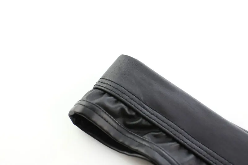 Sexy Men COCK Ring Open Crotch G-string U Convex Pouch G-string Low Rise Sexy Thongs PU Faux Leather T-Back Plus Size