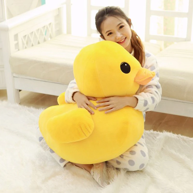 1 шт. большая желтая утка кукла Подушка плюшевая игрушка женский подарок на день