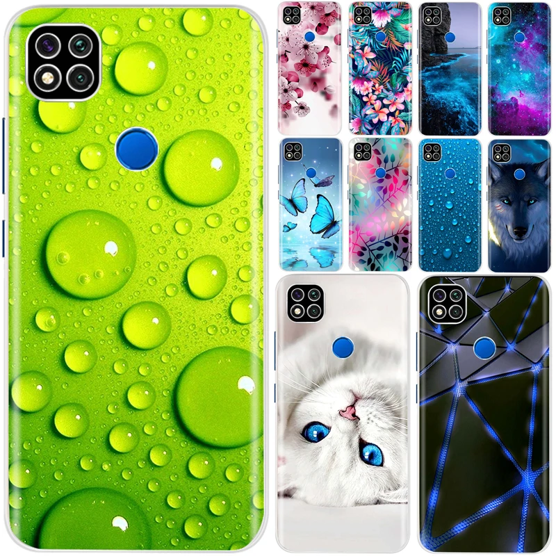 Силиконовый чехол для Xiaomi Redmi 9C мягкая задняя крышка из ТПУ телефона силиконовый 9