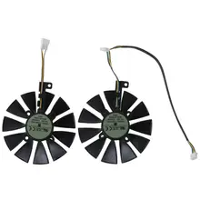 87MM Cooling Fan Replacement 11 Blades Cooler for A-SUS ROG GTX1080TI P11G RX470 RX570 580 Graphics Card