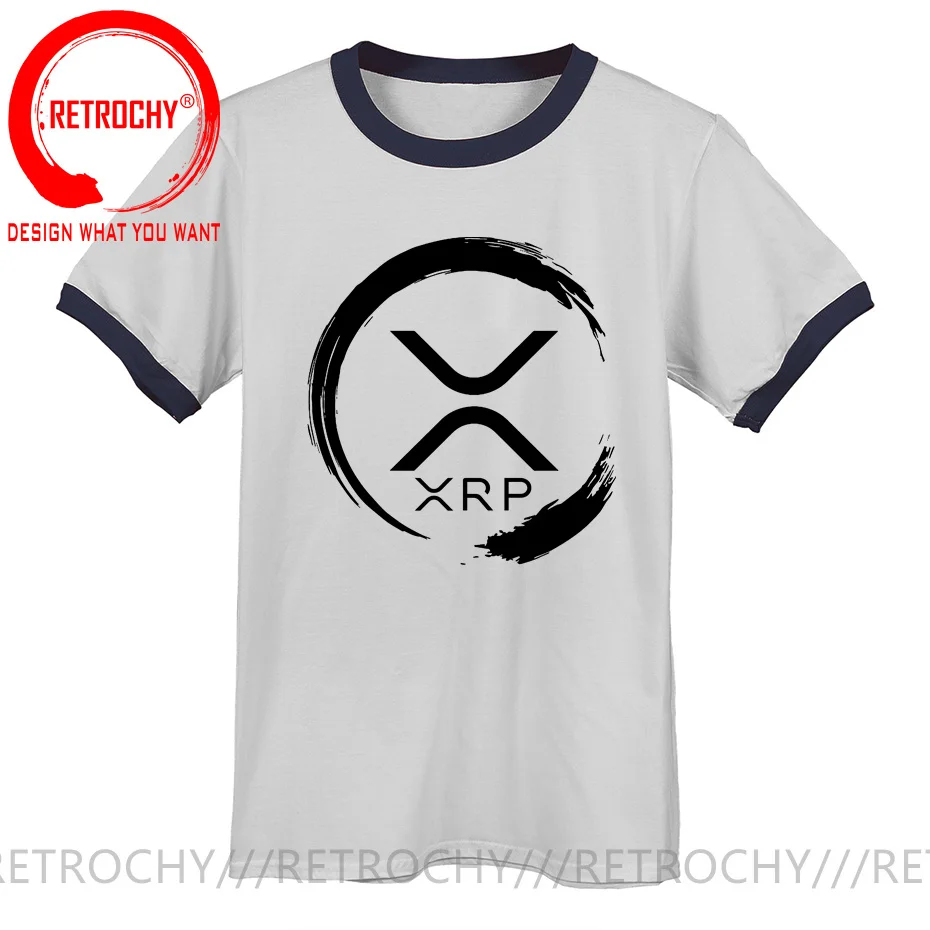 Fashion Bitcoin Ripple To The Moon Coin Gift Shirt Design XRP Ripple Coin  Cryptocurrency TShirt Camiseta Men T-Shirt for Adult - AliExpress