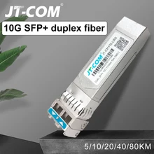 Módulo 1310nm da fibra ótica do único modo 2 80 80km do módulo do lc sfp + duplex de 10g sfp com cisco/interruptor de mikrotik/huawei compatível completo