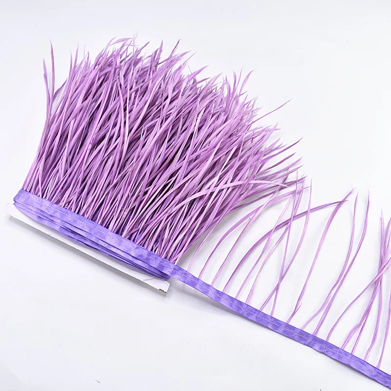 Light Purple Для детей возрастом от 5 до 10 м один Цвет тонкие мягкие украшение из гусиных перьев мыть 15-20 см diy Перья для изготовления ювелирных изделий, свадебные украшения - Цвет: Light Purple