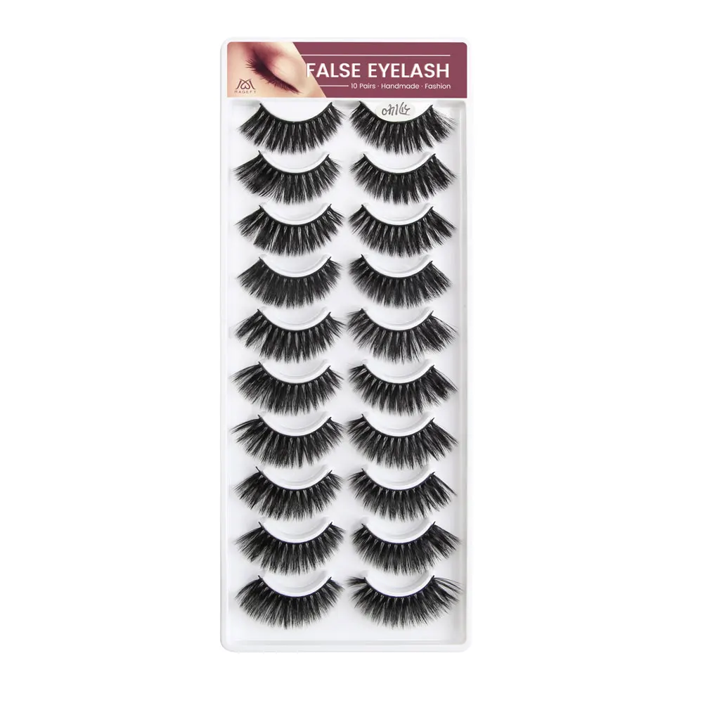 Wholesale Eyelashes 50 pairs 3d Mink Lashes Fuffy Thick Mink Eyelashes Extension Makeup False Eyelashes In Bulk
